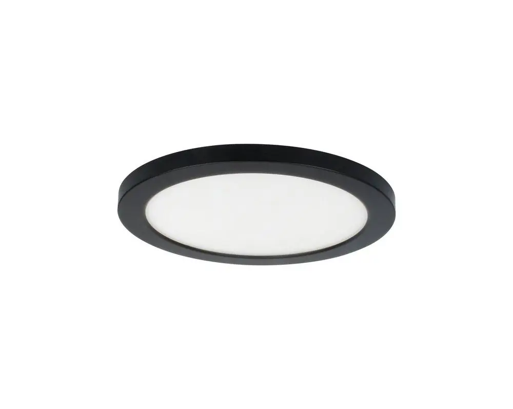 Miseno FLDL21009LEDCCTMB 9 in. LED Color Selectable Round Flat Panel Ceiling Fixture