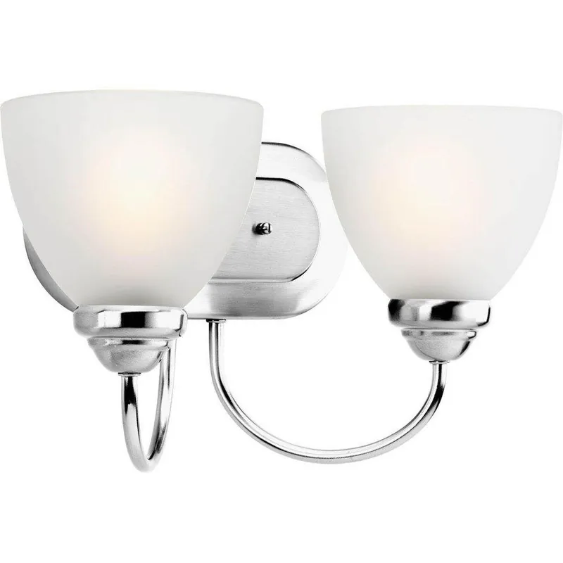 Progress Lighting P2915-15 Heart 100W 2 Medium Base Bracket In Polished Chrome