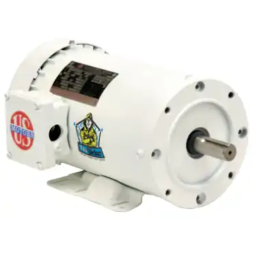 U.S. Motors WD13S2A Washdown Duty Three Phase TENV Rigid Motor