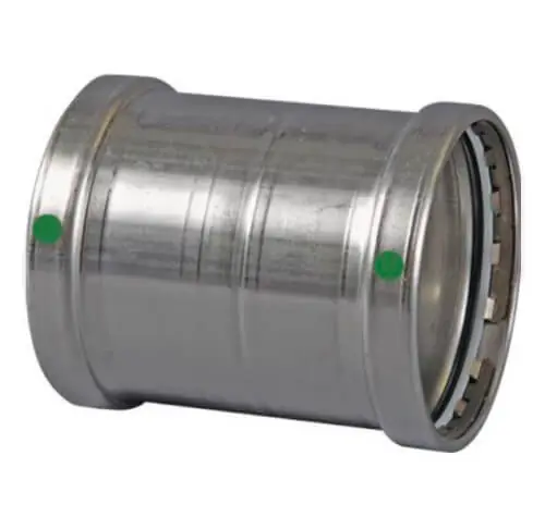 Viega 80345 3 ProPress XL 316 Stainless Steel Coupling w/ EPDM Seal - No Stop