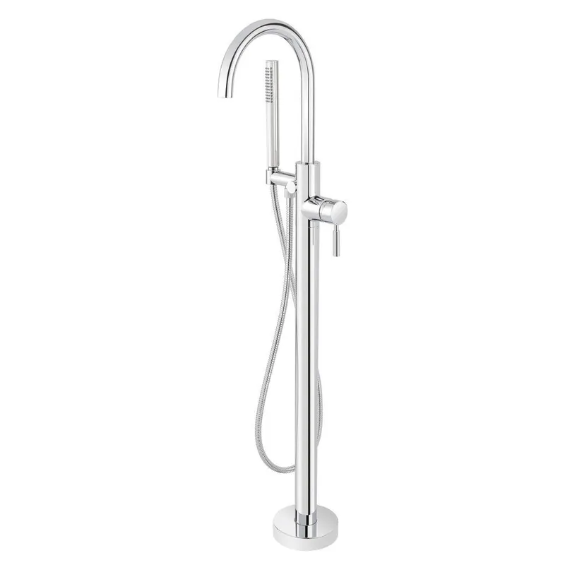 Miseno MNO15TFCP Mia Single Handle Lever Floor Mount Filler in Polished Chrome