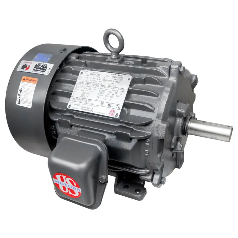 US-Nidec HD2P4E General Purpose Motor 2 HP 900 RPM 230/460