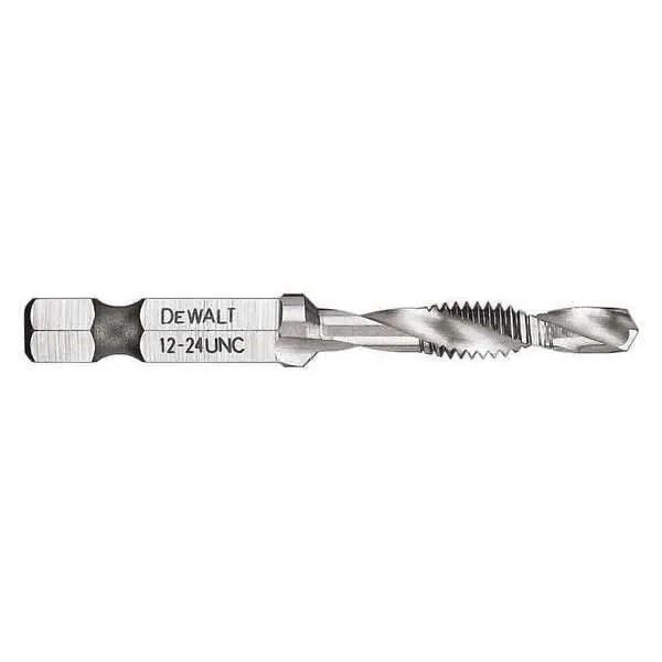DeWalt DWADTQTR1224 Tap & Drill Bit 12-24 UNC 1/4 Capacity