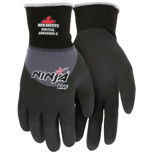 MCR Safety N96793S Ninja BNF General Purpose Work Gloves - Small Size