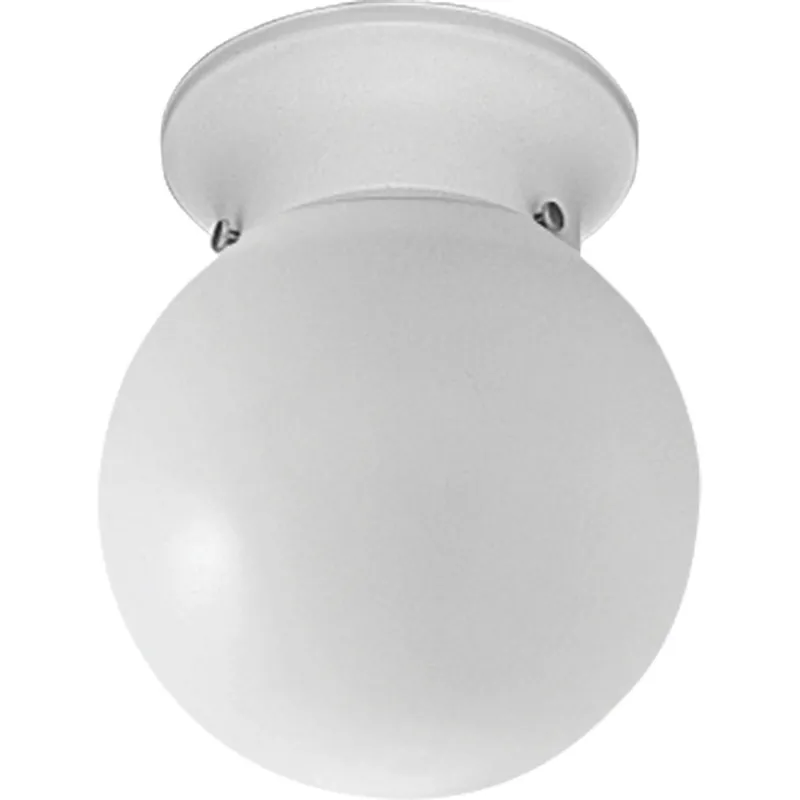 Progress Lighting P3605-30 Glass Globes 1-60W MED CTC WH