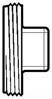 Spears P106-030 3 PVC-DWV Threaded Plug MPT