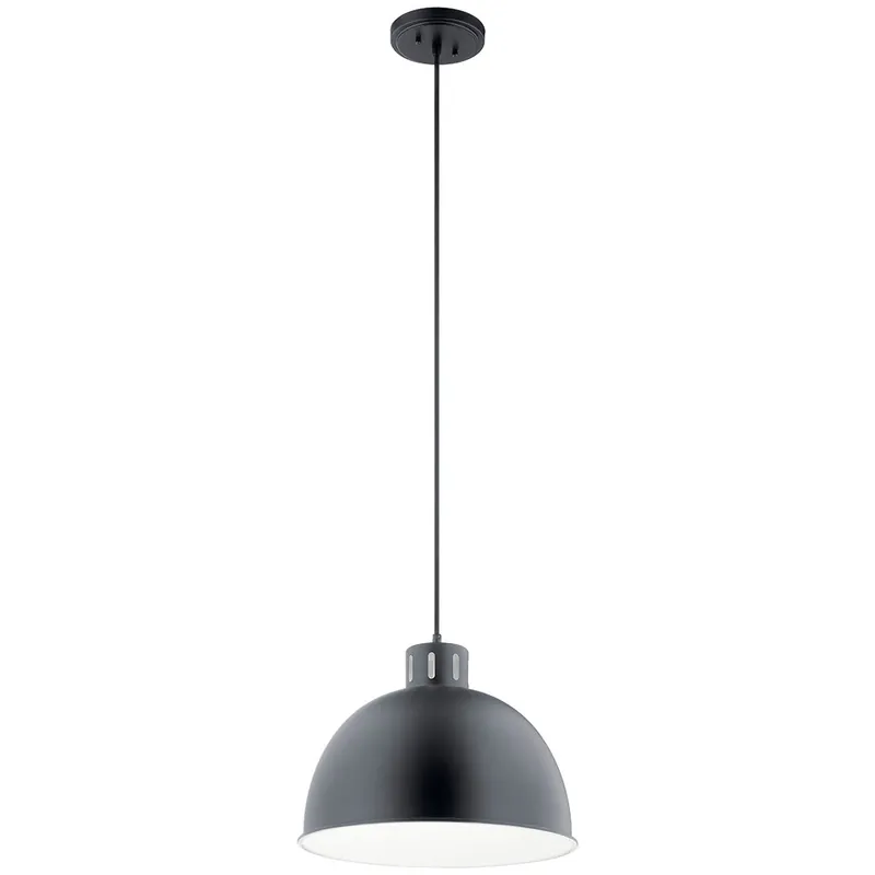 Kichler 52153BK The Zailey 12.5in Pendant Light A21