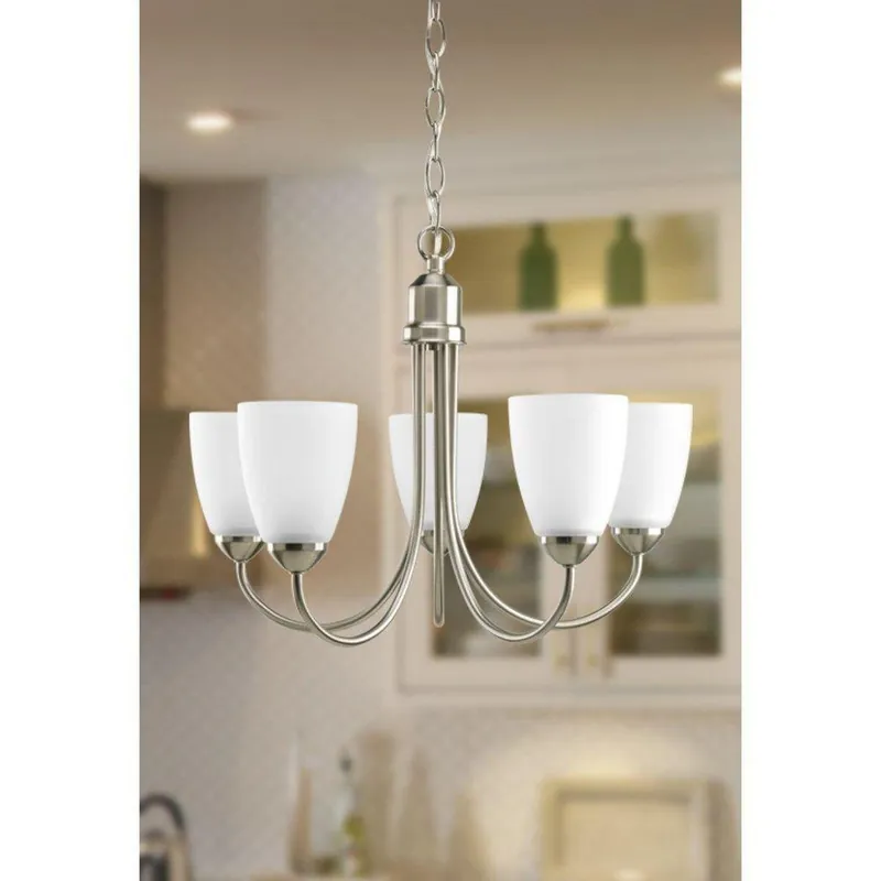 Progress Lighting P4441-09 Gather 5 Light 100W Chandelier