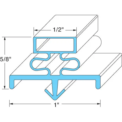DOOR GASKET 24-1/2 X 62-1/2 SP691-1 for Glenco