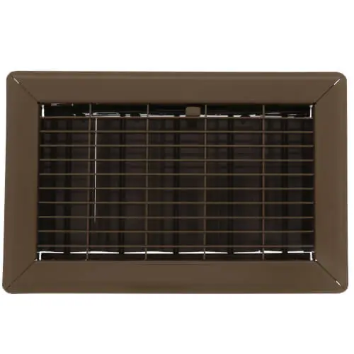 Hart & Cooley 10636 6 x 10 Wall Opening Size Steel Floor Register 210 Series