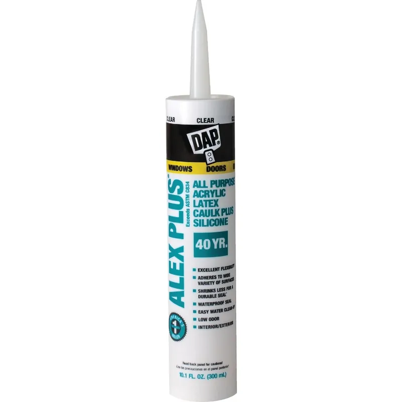 Dap 18156 Dap Alex Plus 10 Oz. Clear Caulk