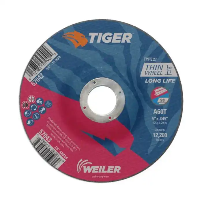 Weiler 57043 Tiger 57043 5 in x 0.045 in Thin Cutting Wheel
