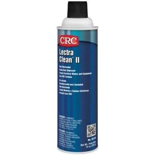 CRC 02120 Lectra Clean II Non-Chlorinated Heavy Duty Degreaser, 20 oz Aerosol