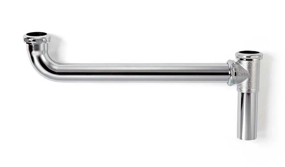 McGuire 111C16G17 1-1/2 x 16 in. Brass Slip Joint Super Fine Continuous End Outlet Waste