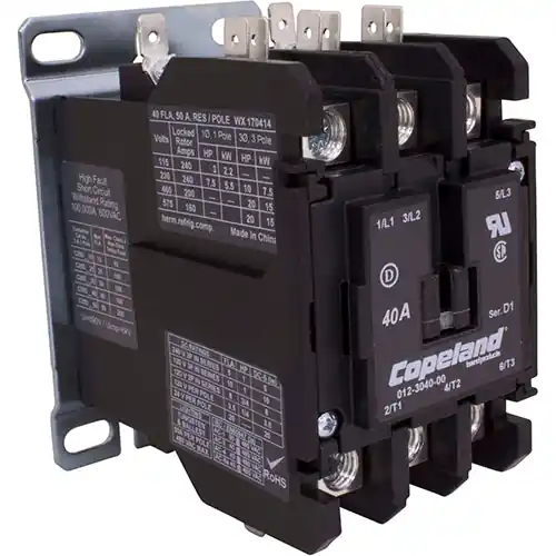 24V 3-POLE 40AMP CONTACT OR -3P40A24 for Continental Refrigerator