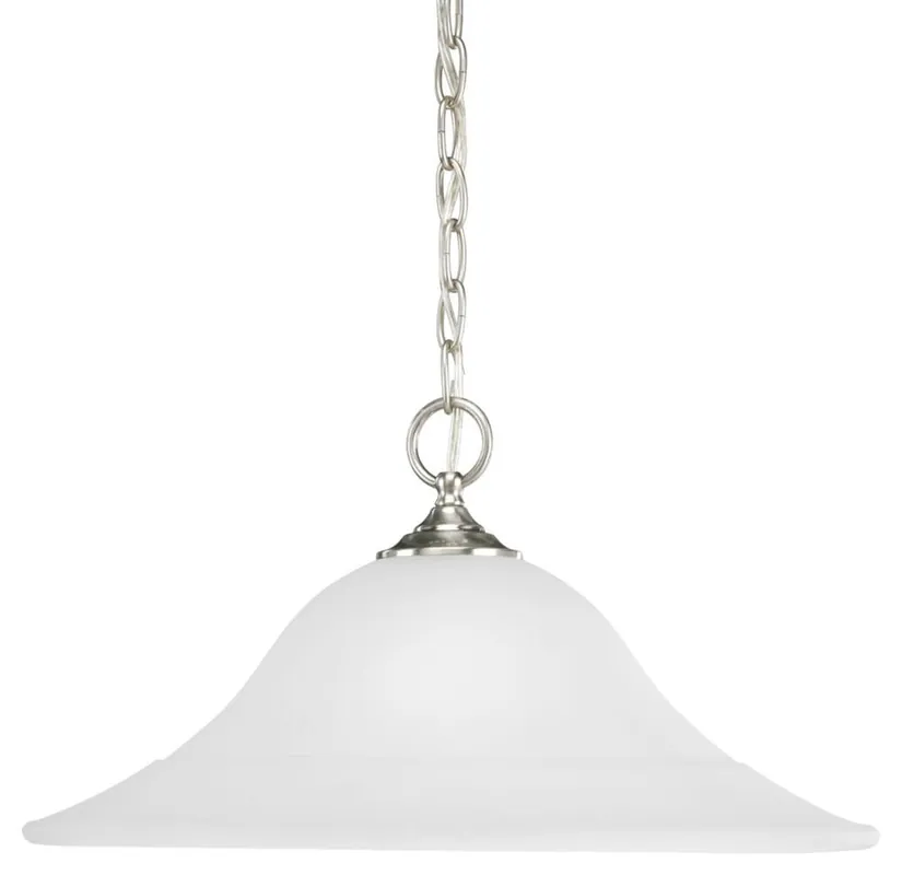 Progress Lighting P5095-09 Trinity 100W 1-Light Medium Pendant in Brushed Nickel