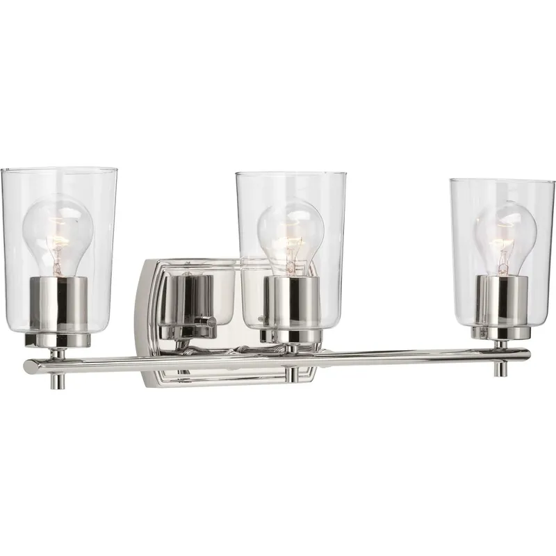 Progress Lighting P300156-104 Adley 60W 3-Light Medium Vanity Fixture