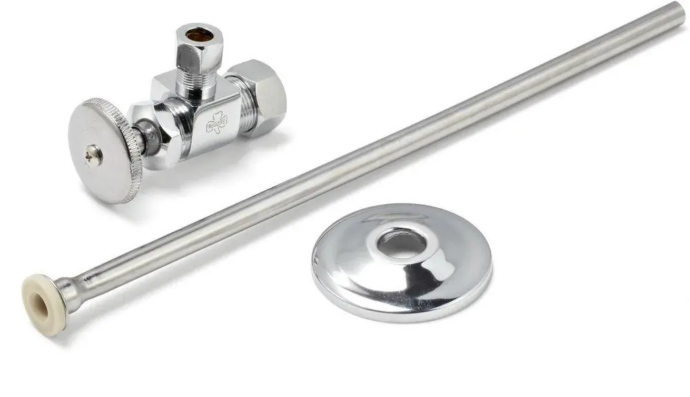 McGuire Manufacturing LF2166CC Toilet 1/2 in x 3/8 in x 1-1/2 in Supply Kit