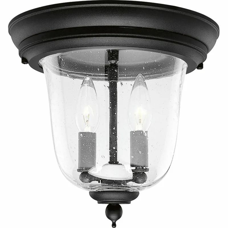Progress Lighting P5562-31 2-60W CAND CTC PORCH FIX Black