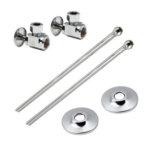 McGuire LF2167 Sink 1/2 x 1-1/2 in. Supply Kit in Chrome Plated