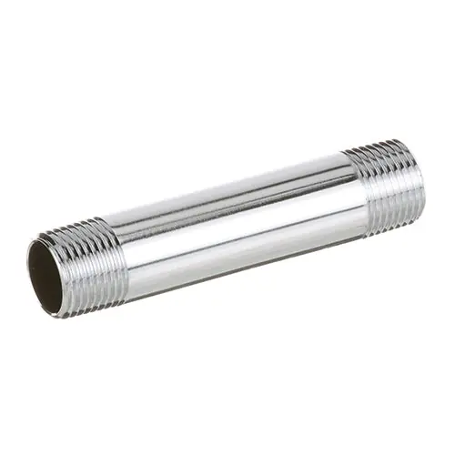 T&S Brass 000358-40 Nipple/Riser 3/8 NPT x 3 Long (Chrome-Plated)