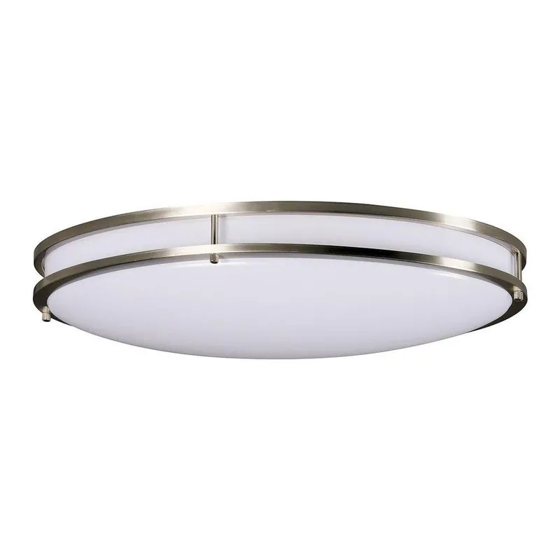 Miseno FLSATSOLED30BN Saturn LED Flush Mount Ceiling Fixture in Brushed Nickel