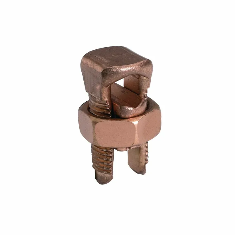 Burndy KS20-3 Copper Split Bolt, Cu: 8 AWG (Str)-4 AWG (Sol) (Run & Tap)