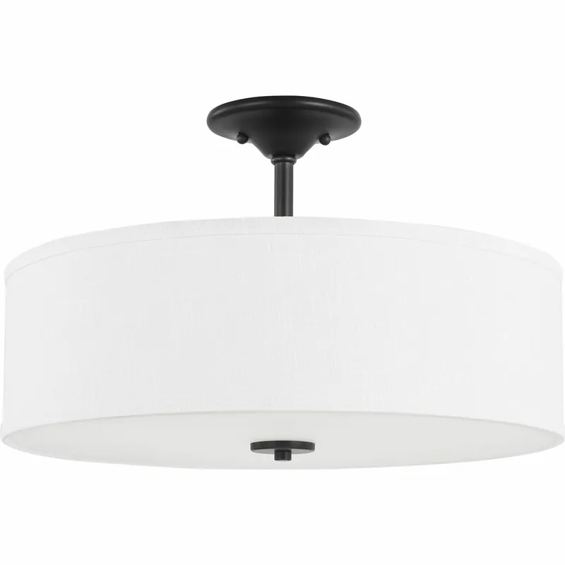 Progress Lighting P350167-143 Harkening Three-Light Semi-Flush Mount