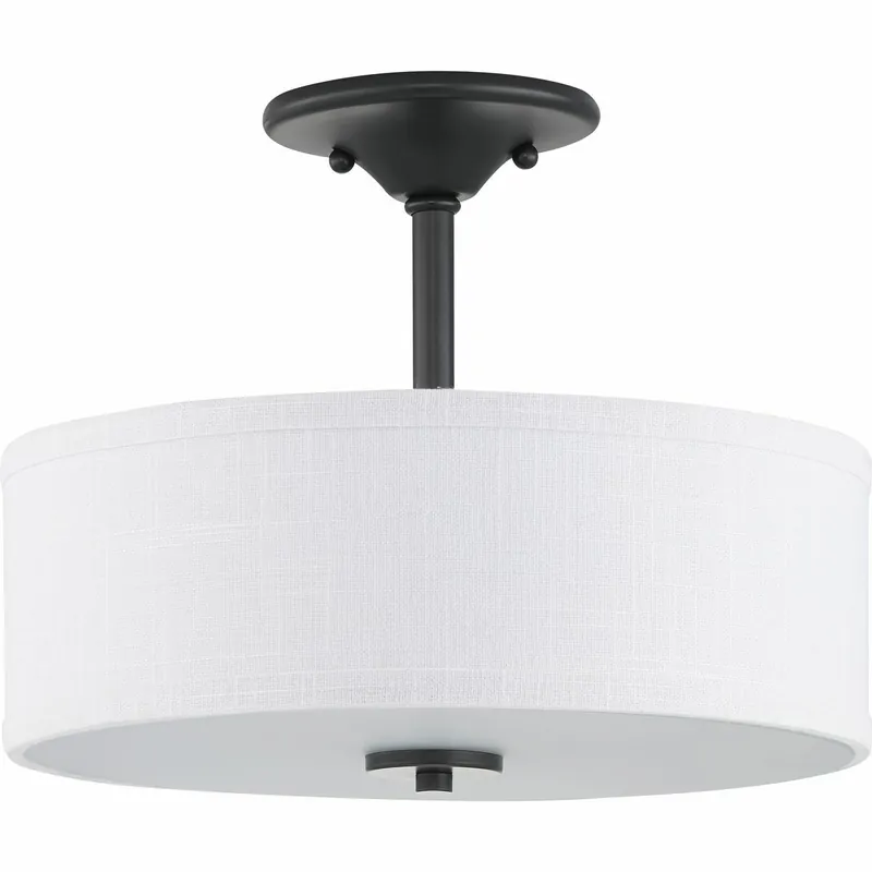 Progress Lighting P350129-143 Inspire 75W 2-Light Semi-Flush Mount Ceiling Fixture