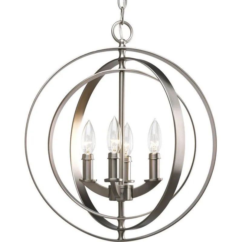 Progress Lighting P3827-126 Equinox 4 Light 60W Sphere Foyer Lantern