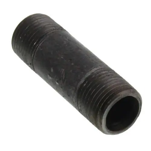 Anvil 0330010208 3/8 x 2 Black Nipple
