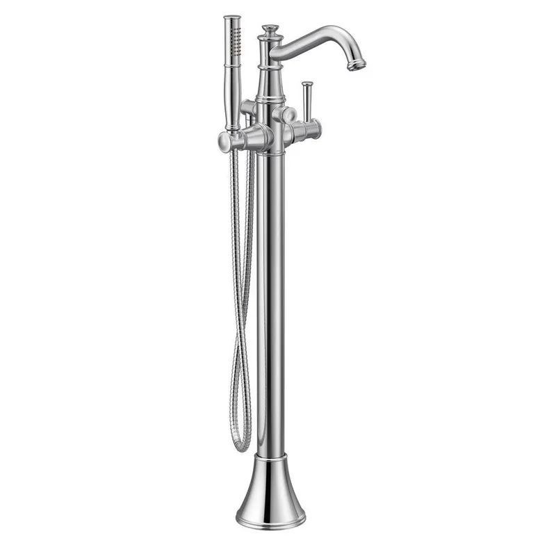 Moen 9025 Belfield Single Handle Lever Floor Mount Filler in Chrome