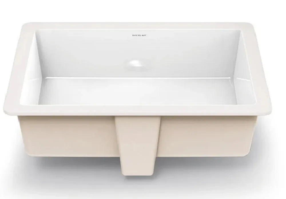 DECO LAV, INC. 1482-CWH 17.5X14 RECT LAV SINK WHITE