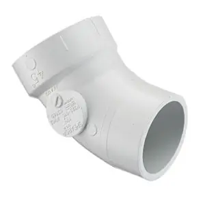 Spears P323-060 6 PVC-DWV 45 Street Ell