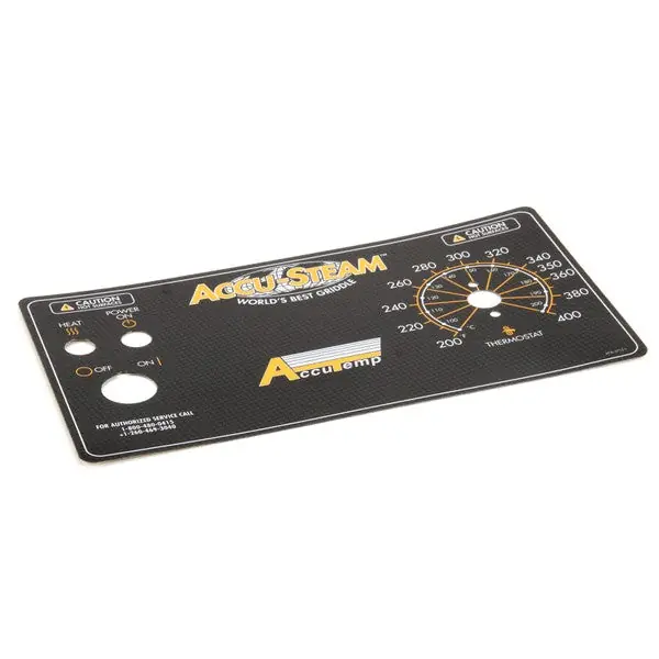 Overlay Control Panel 10 inches x 5.25 inches x 0.35 inches AT2L-2715-1 for Accutemp