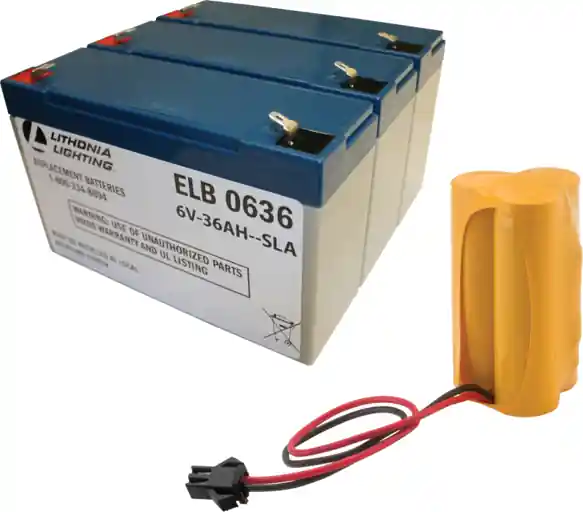 Lithonia Lighting ELB 06042 Lead Calcium Emergency Lighting Unit Battery