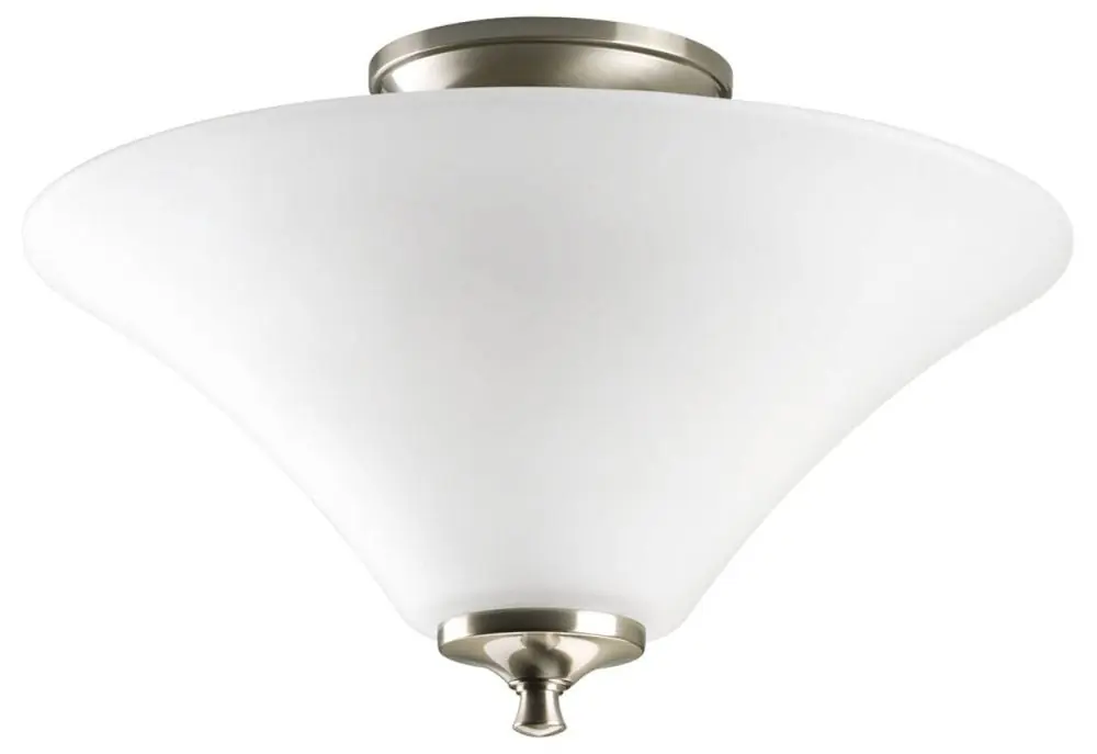 Progress Lighting P3855-09 Joy 100W 2-Light Semi-Flush Mount