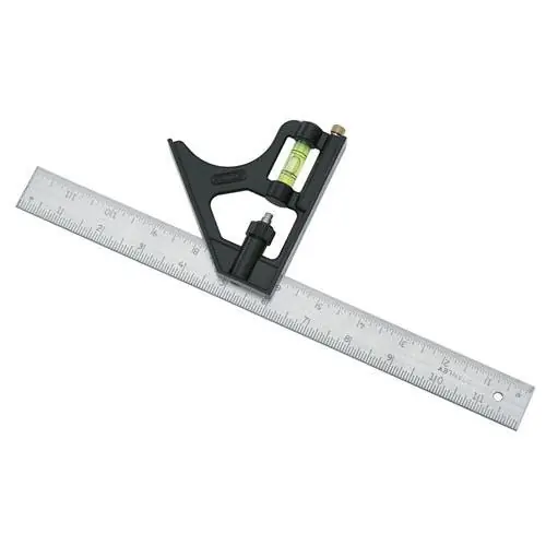 Stanley 46-222 Combination Square 12 in L