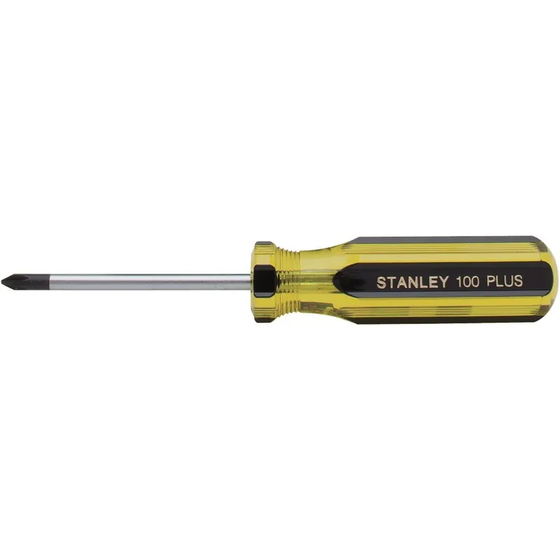Stanley 64-101-A 100 PLUS Phillips Screwdriver #1 x 4 In.
