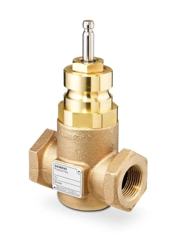 Siemens 599-03130 Globe Valve, 2 Way, 3/4 in. NPT, 6.3 Cv