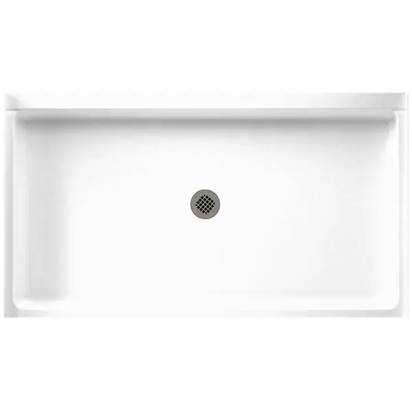 Swanstone R-3460-010 Swan FF03460MD.010 Single Threshold Shower Floor 60 in W x 34 in D