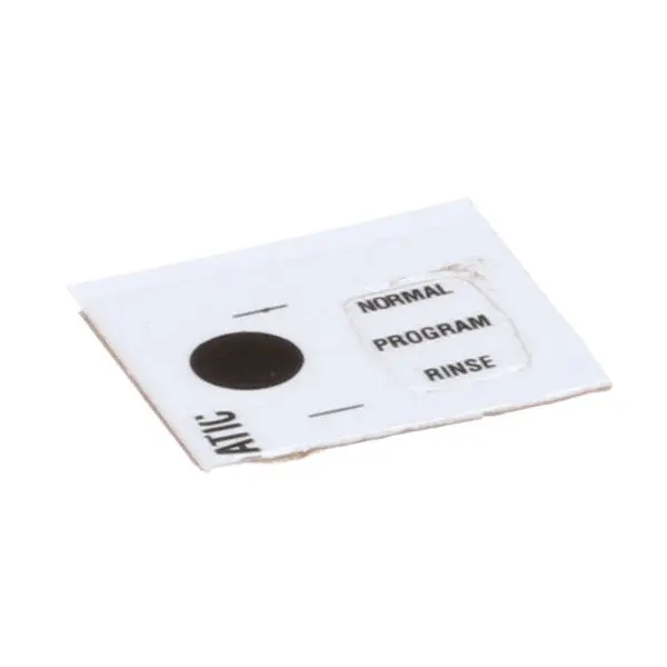 DECAL NORMAL/PRG/RINSE IMIX for Bunn 37192.0000
