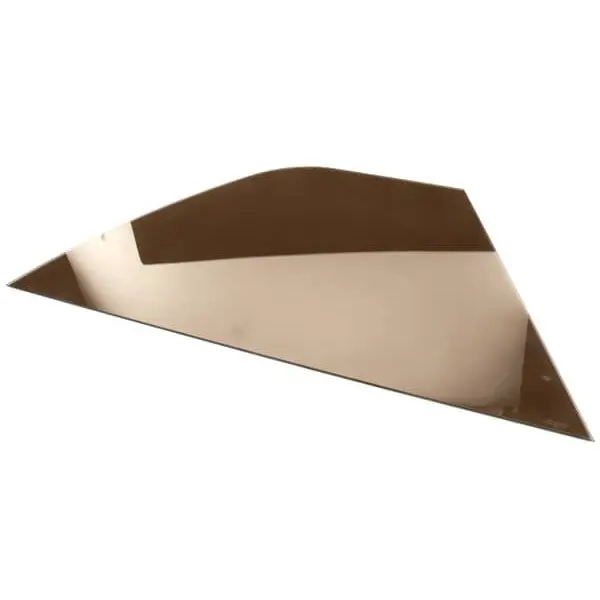 Glass SLR Cool Bronze End RH 3/16 Tempered GL-22539 for Alto-Shaam
