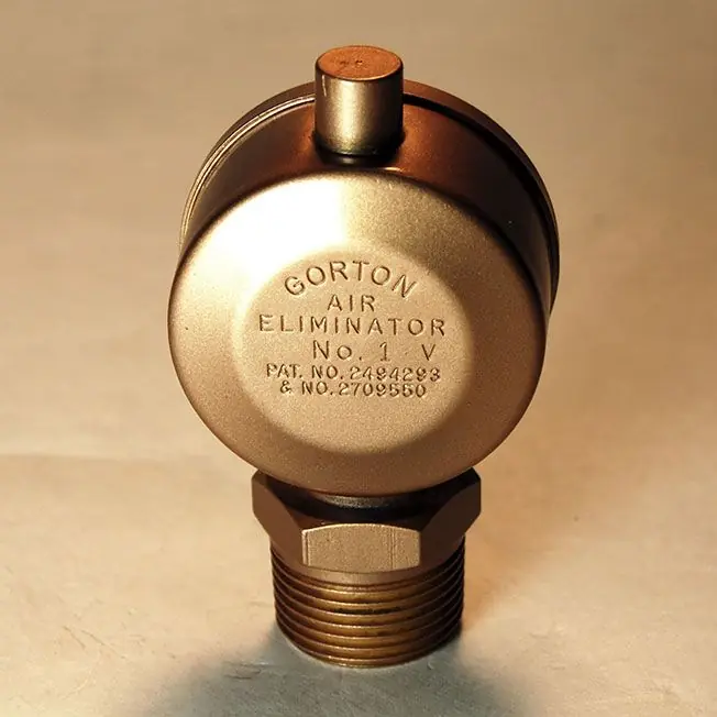 Gorton Heating 1 Gorton Heating No. 1 Air Vent for One-Pipe Steam Heating