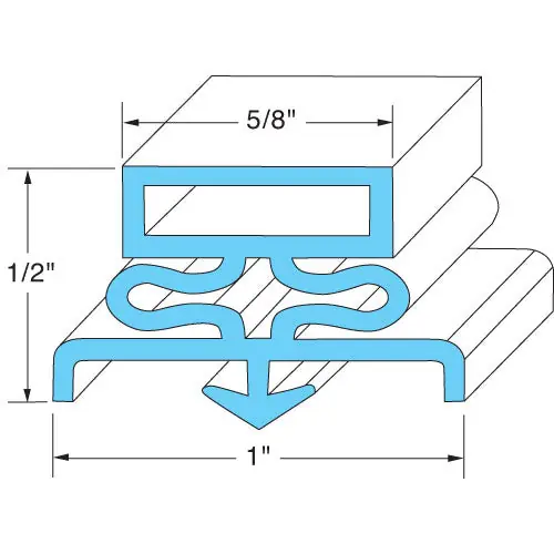DOOR GASKET for Traulsen SFO38785-00