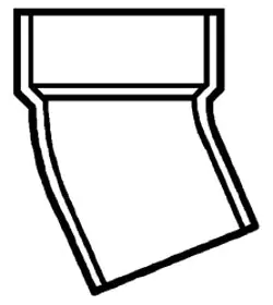 PVC DWV D326020 Bend Fitting 22.5 Degree Elbow