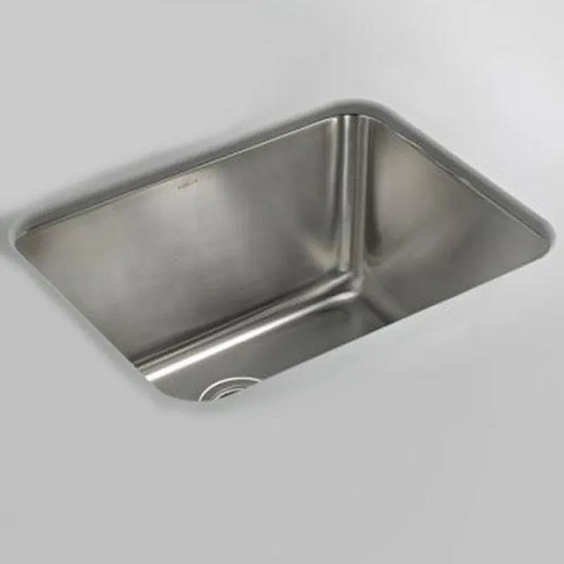 KOHLER 6661-NA Undertone 23 x 17-1/2 in No Hole Stainless Steel Single Bowl Undermount Kitchen Sink