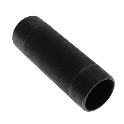 Anvil 0330010802 3/8 x 3-1/2 Black Nipple