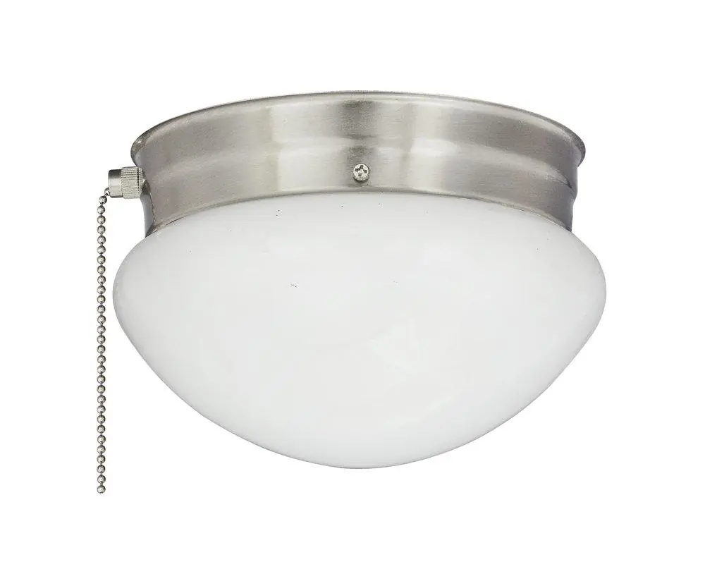 Miseno FLCLMUSH6PCBN 7-1/2 in. 60W Flush Mount Ceiling Fixture in Brushed Nickel