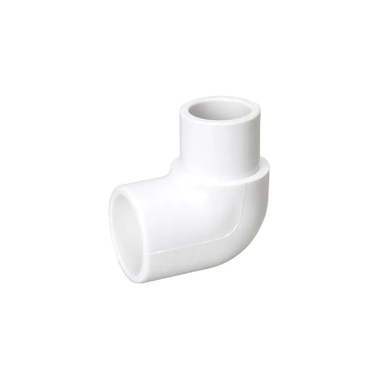 Charlotte 409-007 Streamline - 3/4 PVC Sch40 Pressure Fitting Slip x SPIG 90 Degree Street Elbow